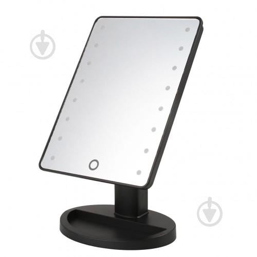 Зеркало для макияжа с LED подсветкой Large Led Mirror 16 LED Черный (jgki47058)