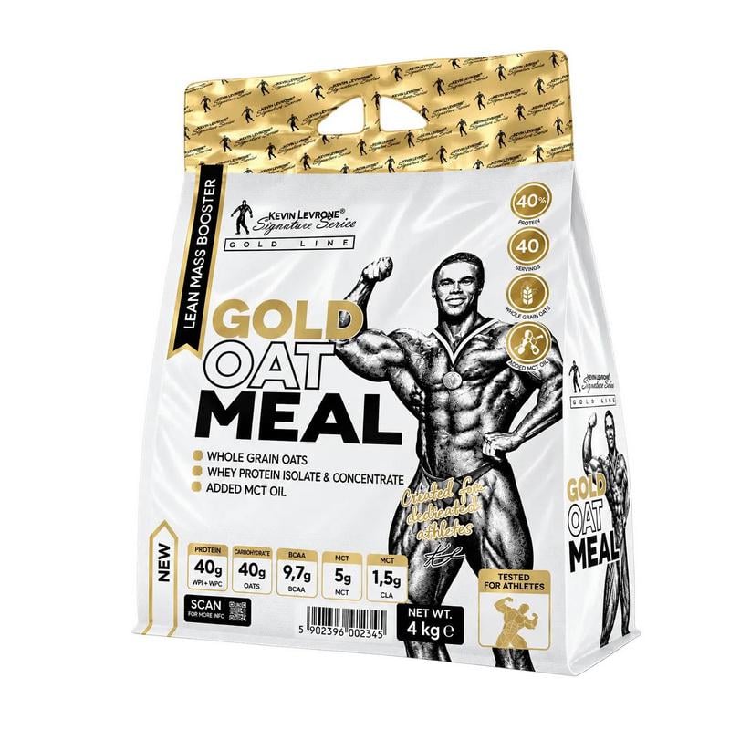 Протеїнова вівсянка с сироватковим протеїном і MCT Kevin Levrone Gold Oat Meal 4 кг Клубника