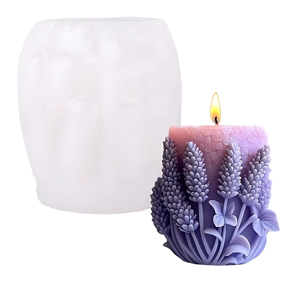 Форма силиконовая для изготовления свечи молд для изделий из соевого воска пчелиного и парафина 88х79 мм