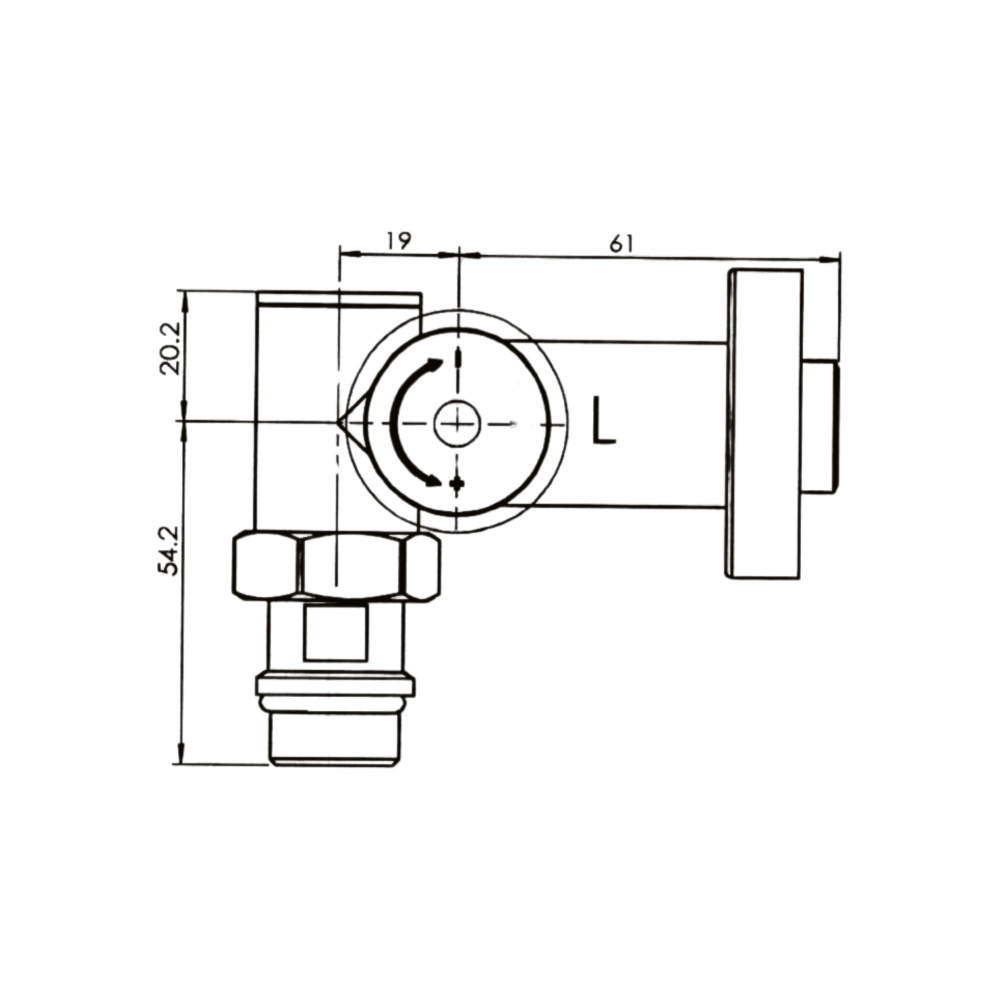 Комплект кранів для рушникосушарки Thermo Alliance Standart 1/2"З кутовий під ТЕН SF395W15HEW Білий (SD00051859) - фото 4 Комплект кранів для рушникосушарки Thermo Alliance Standart 1/2"З кутовий під ТЕН SF395W15HEW Білий (SD00051859) - фото 4