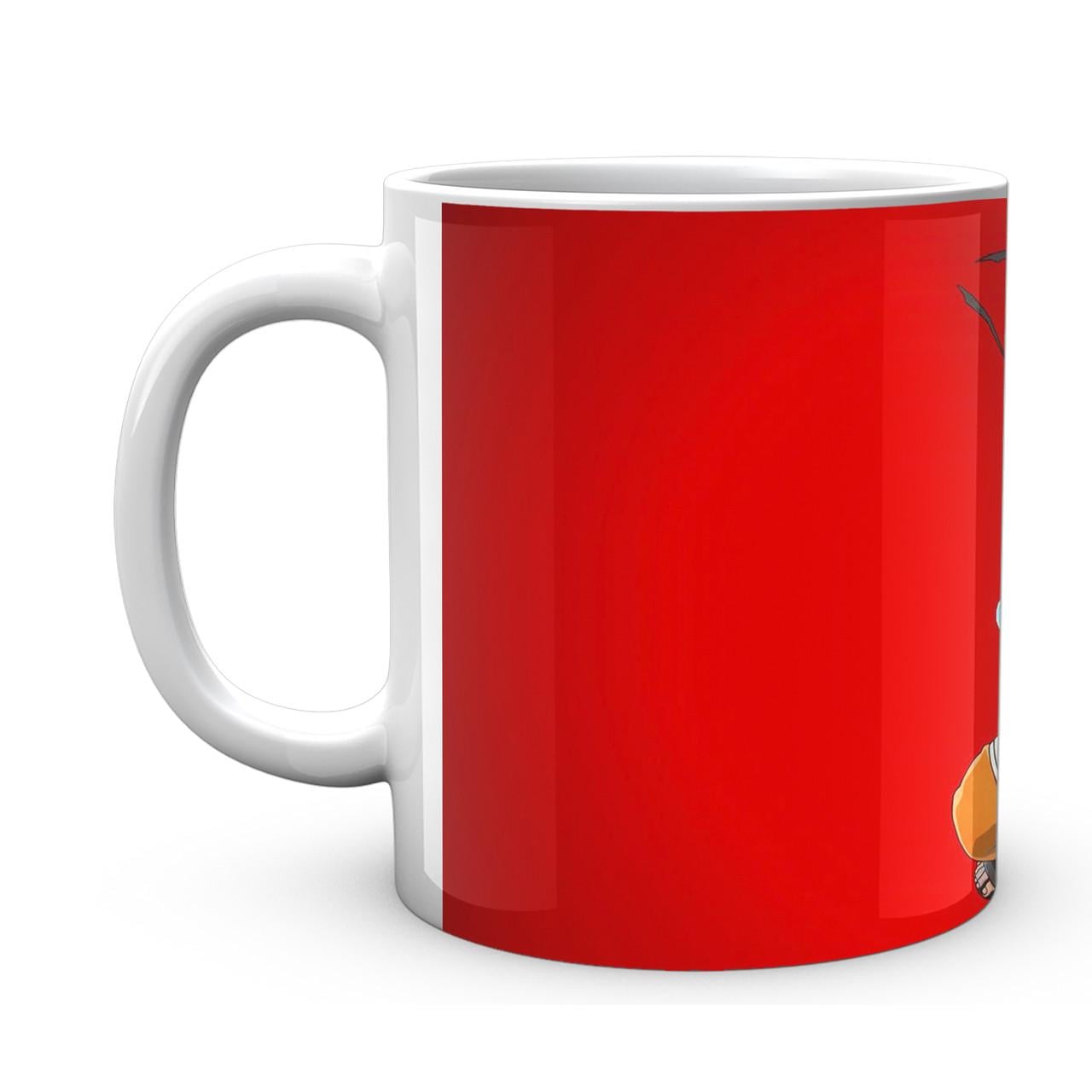 Чашка GeekLand Naruto В прыжке на красном фоне (NA.02.586)