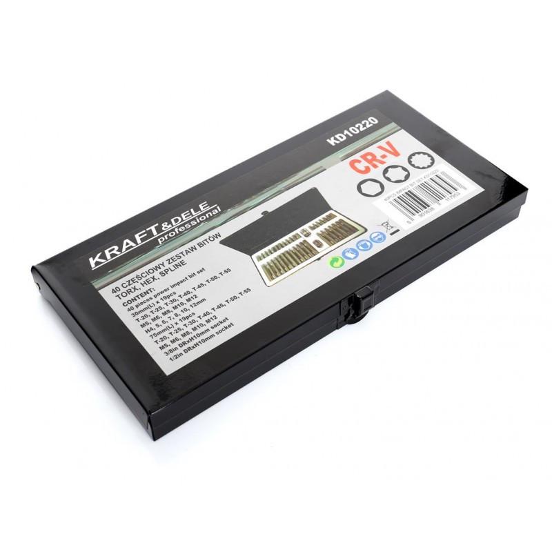 Набор бит TORX HEX SPLINE KD10220 40 шт. - фото 4 Набор бит TORX HEX SPLINE KD10220 40 шт. - фото 4