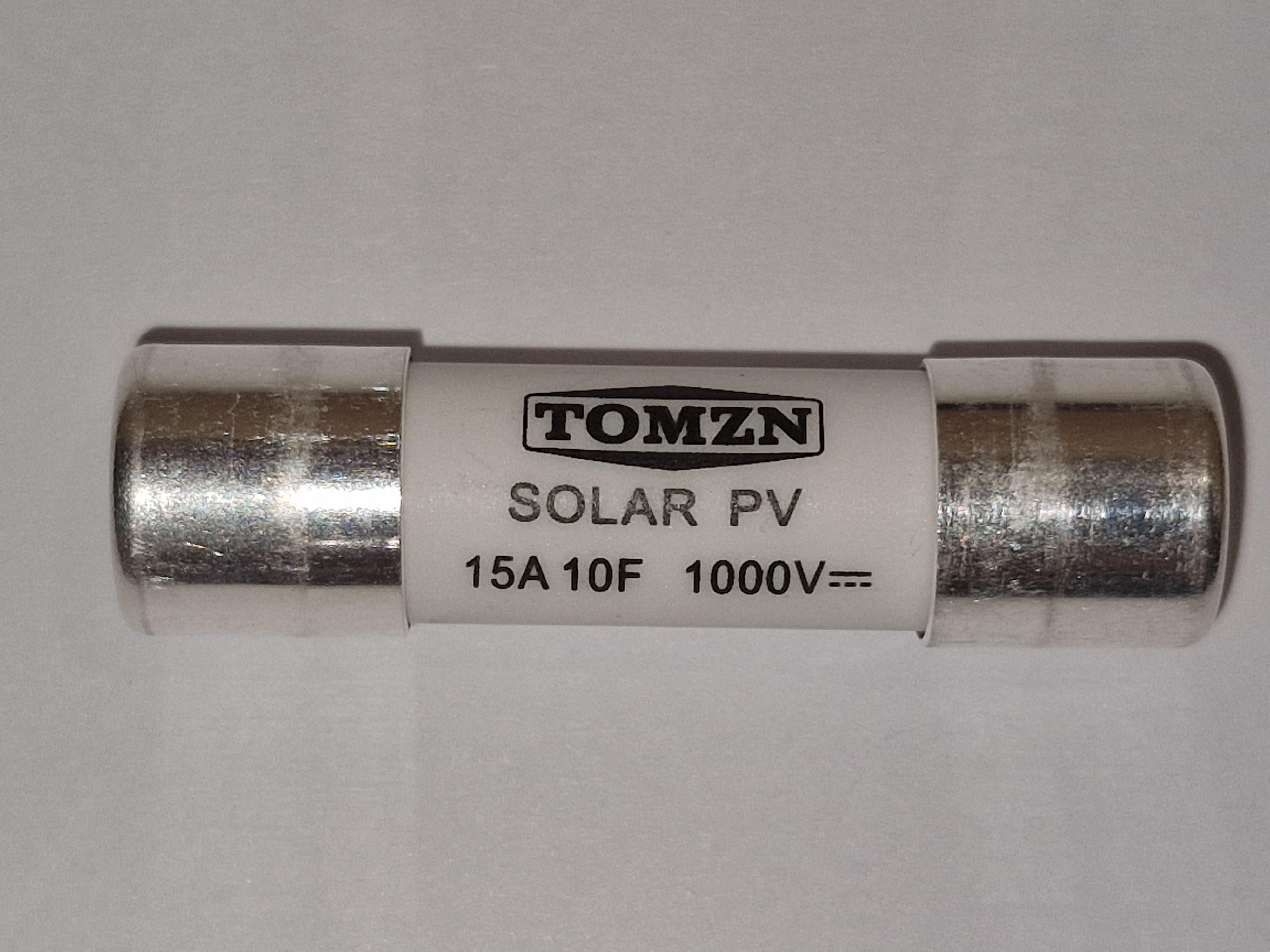Запобіжник TOMZN 15A 1000V 10x38 мм PV клас gPV плавкий циліндричний для сонячних панелей Solar FUSE 1038 PV систем (22120339) - фото 9 Запобіжник TOMZN 15A 1000V 10x38 мм PV клас gPV плавкий циліндричний для сонячних панелей Solar FUSE 1038 PV систем (22120339) - фото 9