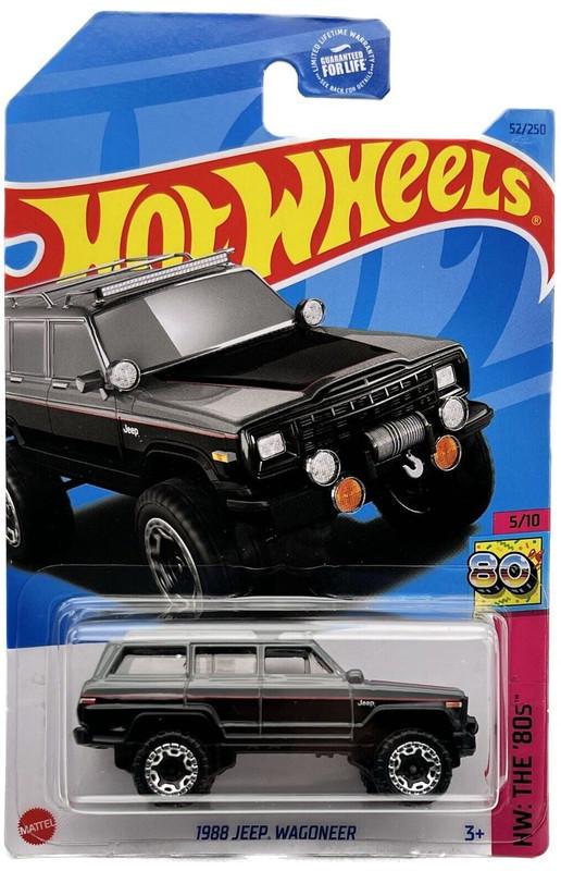 Игрушечная машинка Hot Wheels 1988 Jeep Wagoneer 2023 The 80s №052 (HKG86)