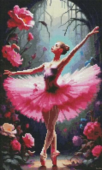 Алмазная мозаика Балерина 30х50 см (2401662926)
