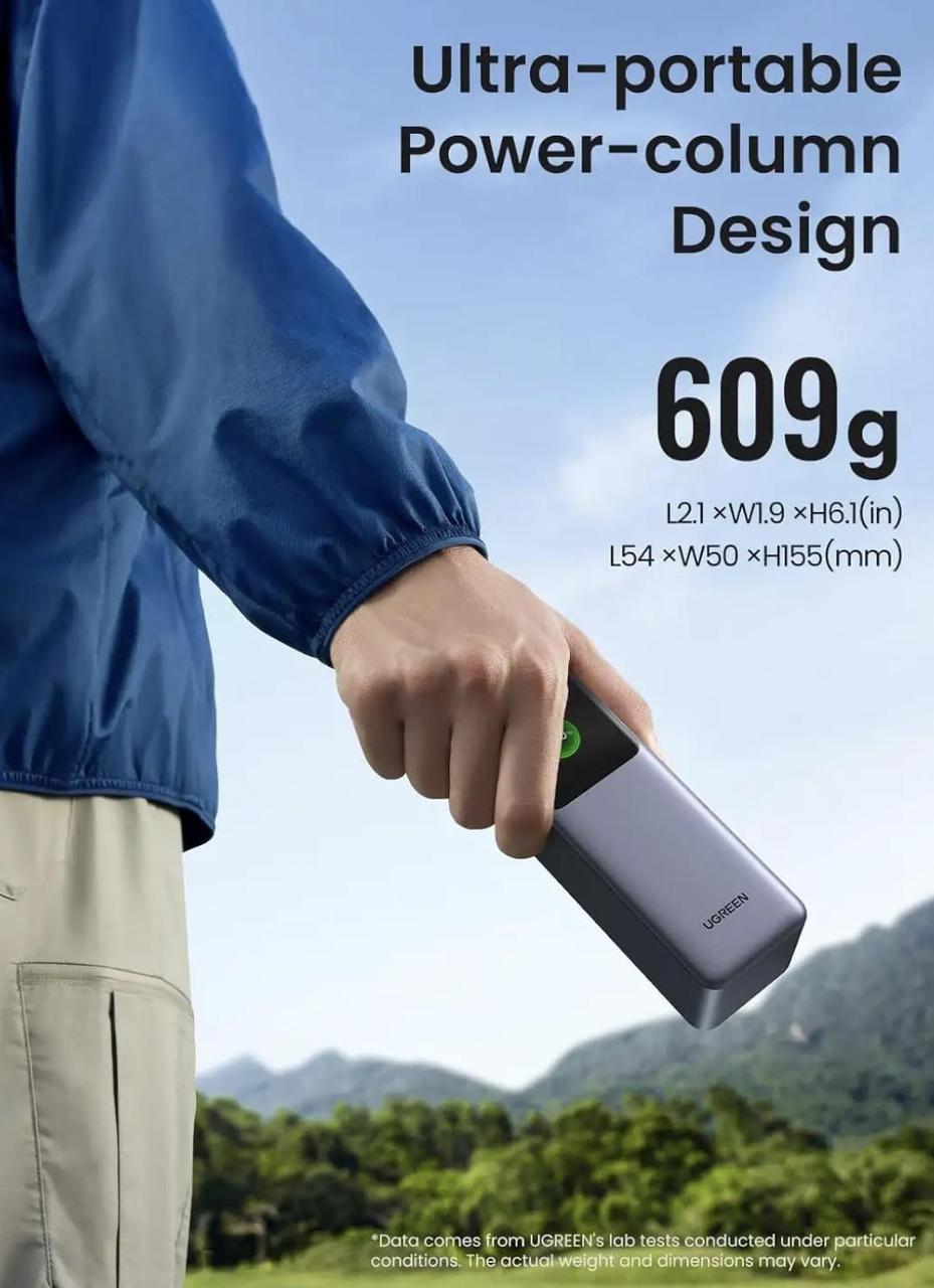 Повербанк UGREEN Nexode 25000 mAh Gray (2390696112) - фото 6 Повербанк UGREEN Nexode 25000 mAh Gray (2390696112) - фото 6