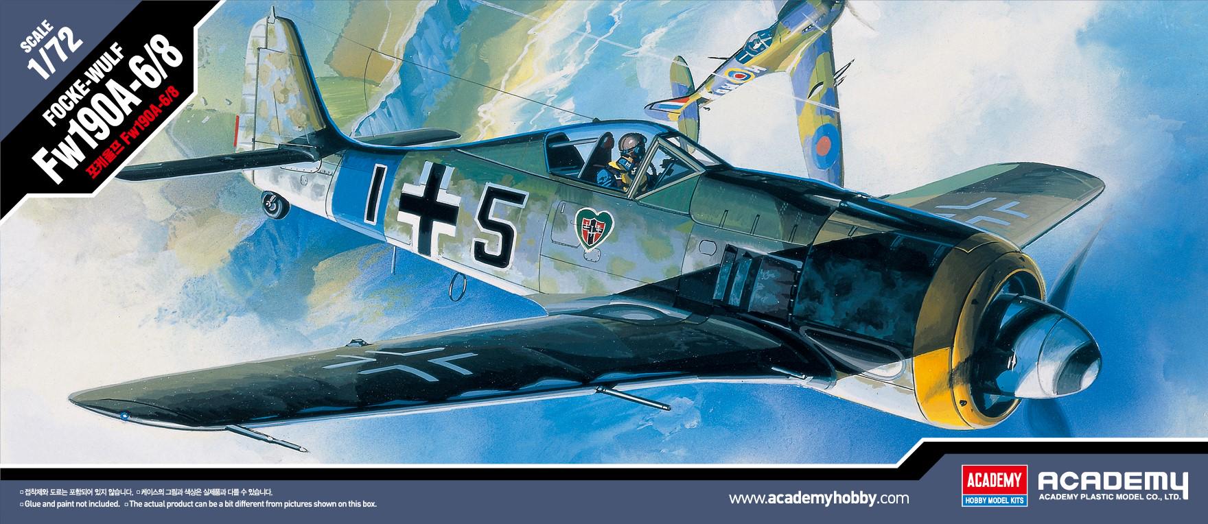 Сборная модель Academy Focke-Wulf Fw 190A-6/8 1:72 (12480)