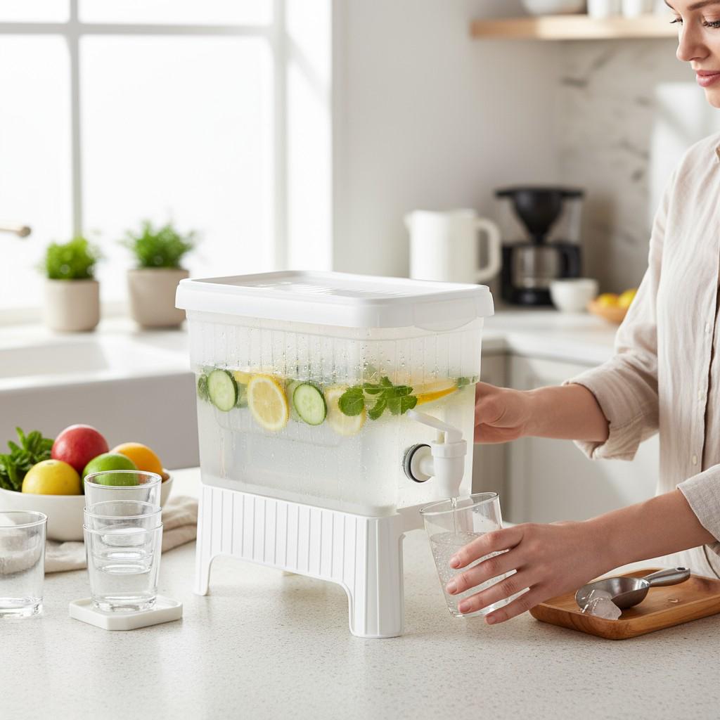 Диспенсер для напитков в холодильник с краном-дозатором 4.5 л (30568610) - фото 5