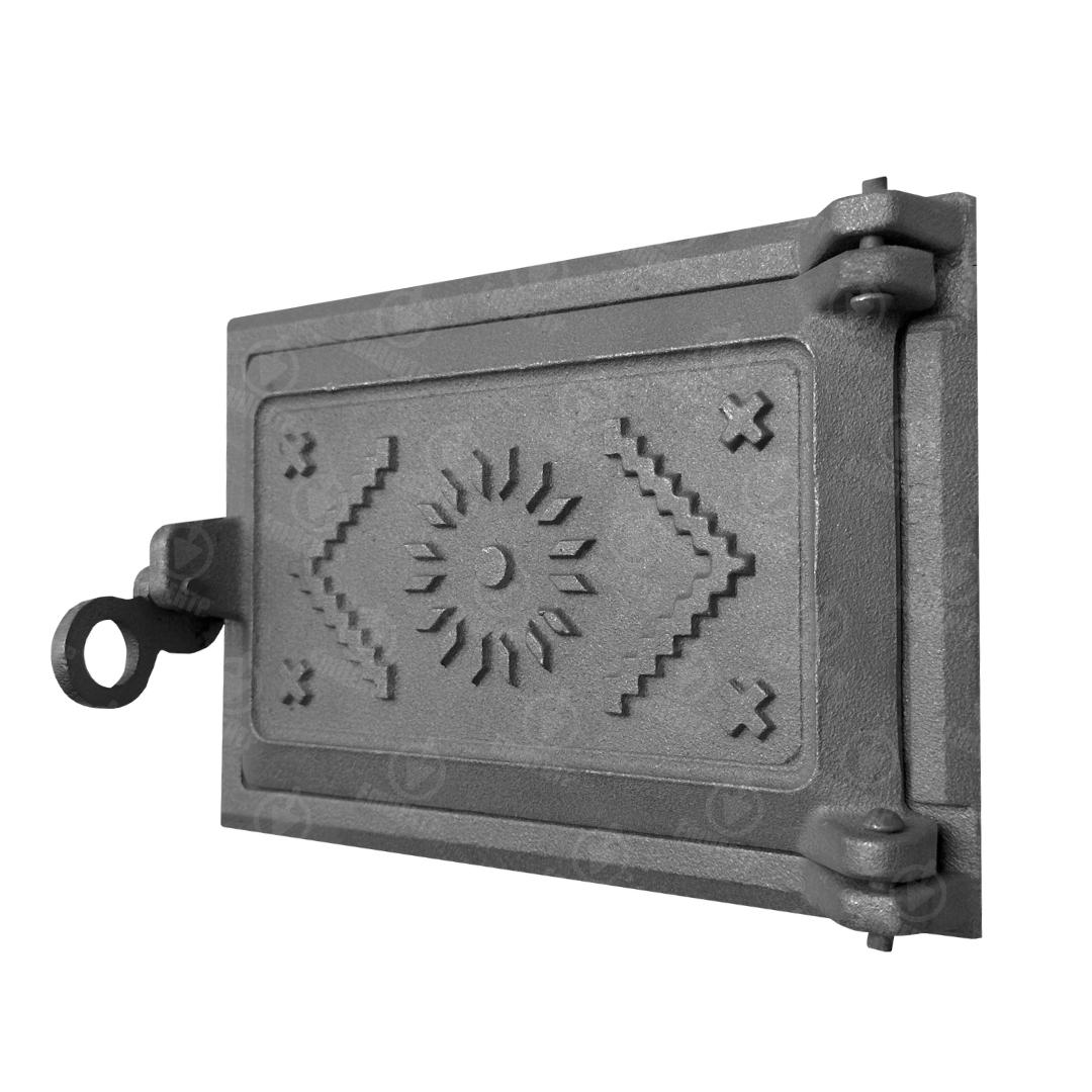 Двері піддувальні ВД-ЯП Вишиванка чавунна незабарвлена 250x170 мм Сірий - фото 2 Двері піддувальні ВД-ЯП Вишиванка чавунна незабарвлена 250x170 мм Сірий - фото 2