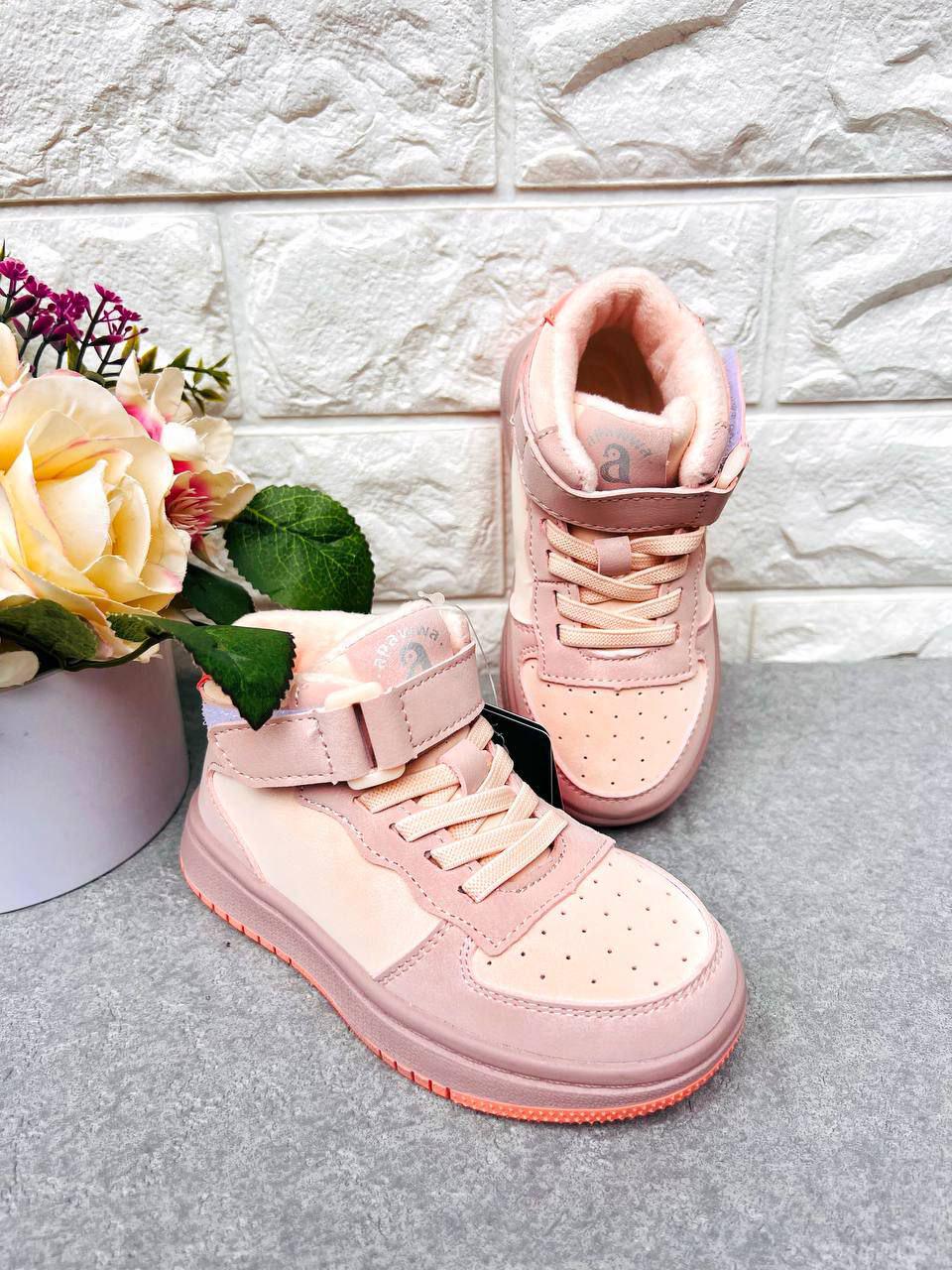 Кроссовки-хайтопы для девочки Apawwa 1842 р. 28 17,5 см