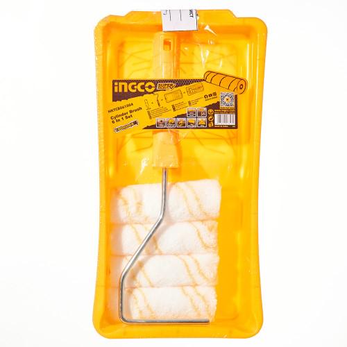 Набор INGCO Super Select валик 100 мм с ванночкой 6 пр. (000199276)