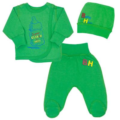 Комплект детской одежды хлопковый Gabbi Супергерой 62 см Зеленый (11632) Комплект детской одежды хлопковый Gabbi Супергерой 62 см Зеленый (11632)