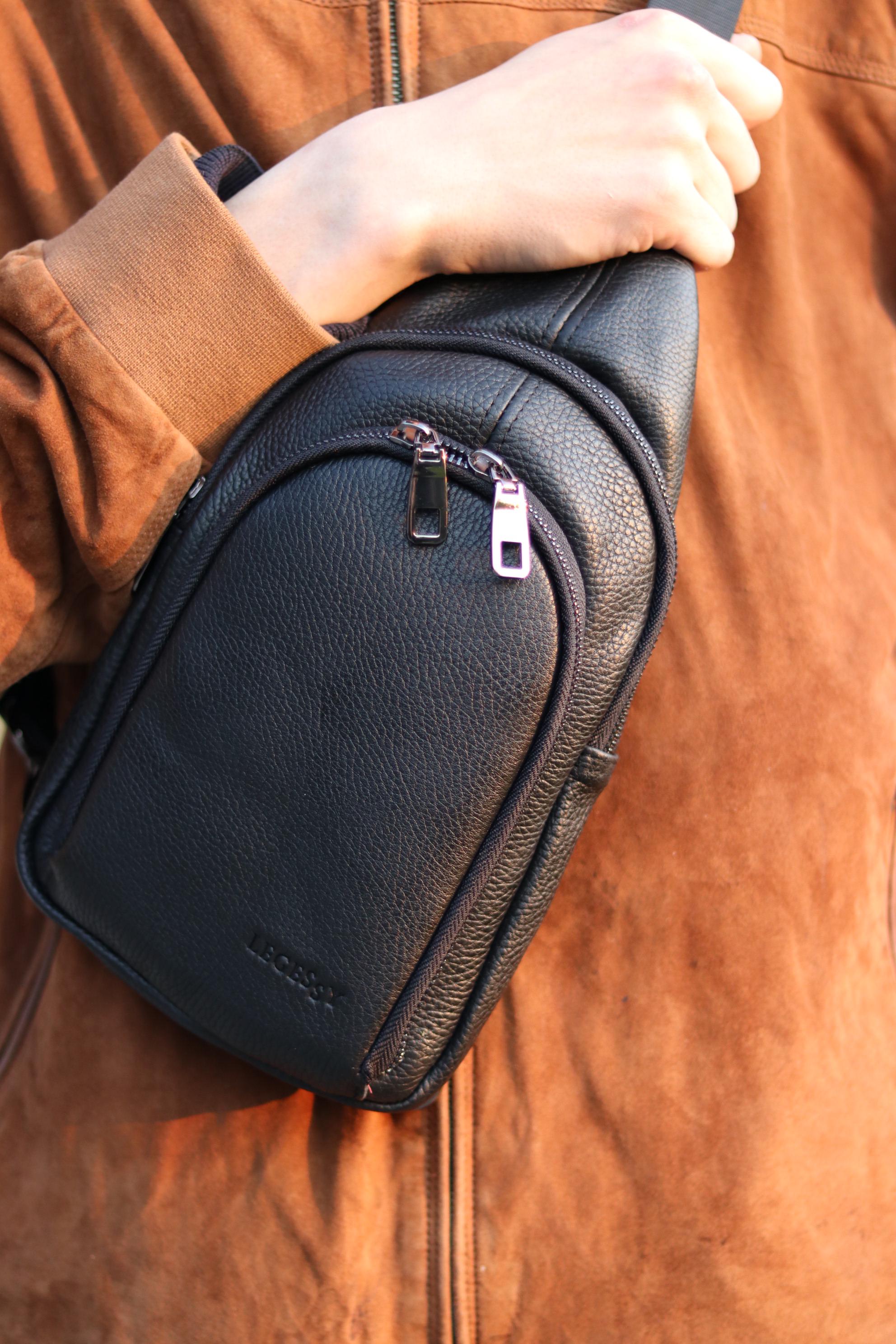 Сумка мужская через плечо (F018-1N) - фото 3 Сумка мужская через плечо (F018-1N) - фото 3