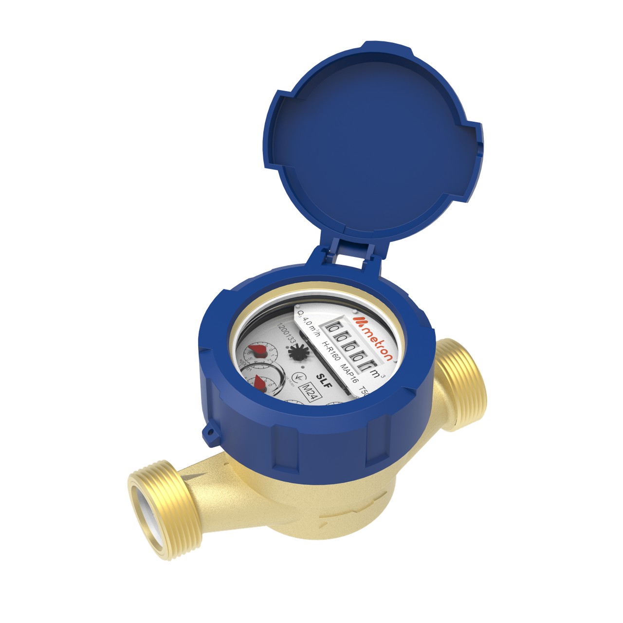 Счетчик для холодной воды Metron SLF DN15 L110 R160 1/2" (AKD59776)