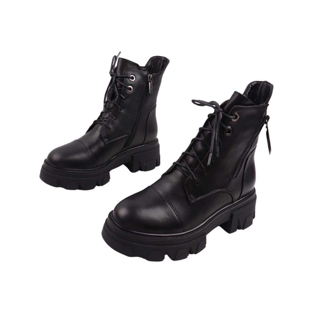 ᐉ Ботинки женские Erisses из кожи р. 35 Черный (974-23ZHC) • Купить в ...