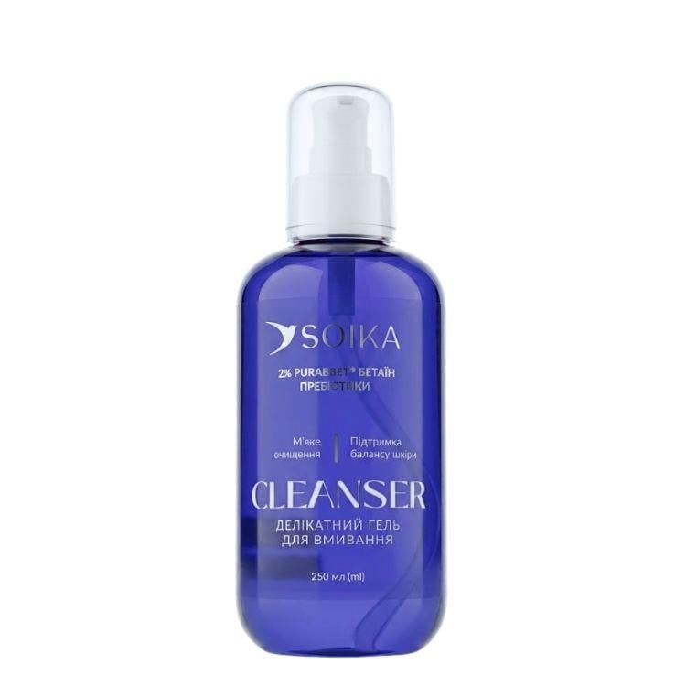 Гель для умывания деликатный Soika Cleanser с пребиотиками 250 мл