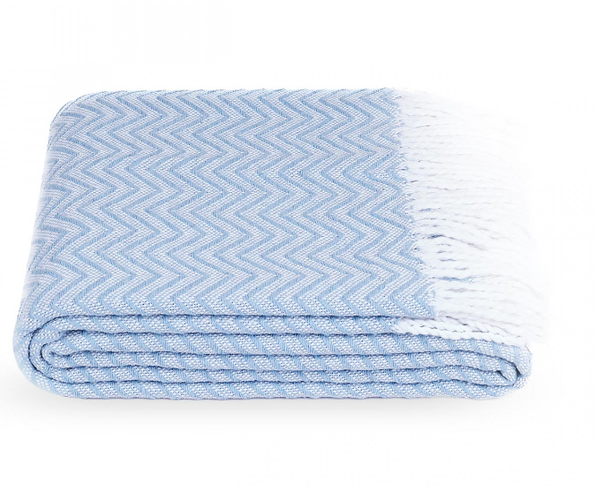 Плед Lanavitta Віола 140х200 см Блакитний (CN28676) - фото 1