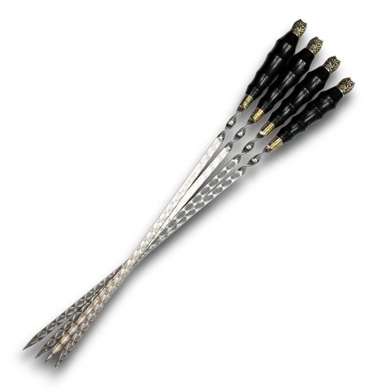 Шампуры с деревянной рукояткой Gorillas BBQ Сова 4 шт. (SKK54)