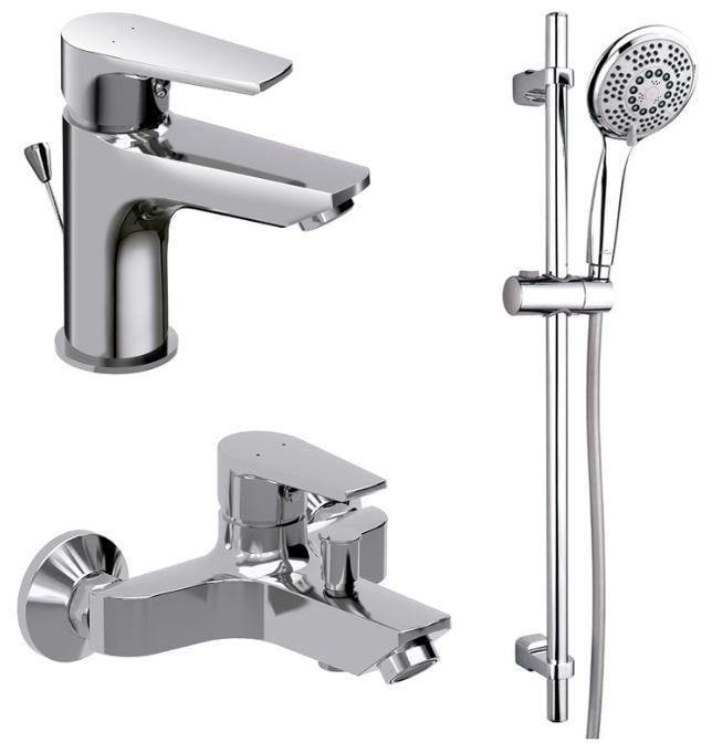 Комплект смесителей Cersanit VERO 3в1 Хром