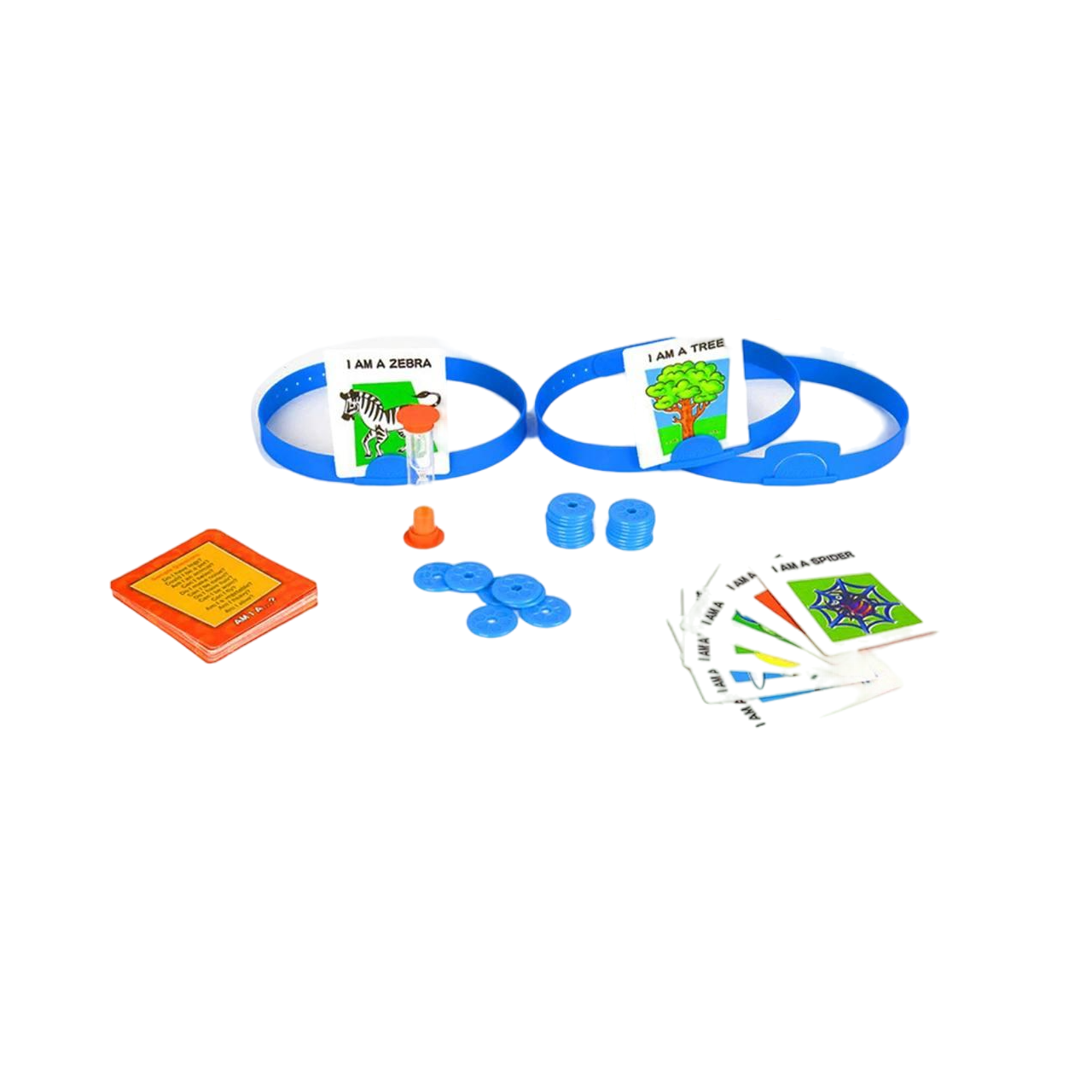 Настольная игра WENYI Кто я карточки/фишки/обручи Multicolor (007-74)
