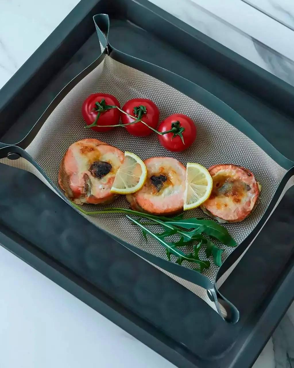 Коврик для выпечки с застежками 30х40 см Черный (a5cedcea) - фото 4 Коврик для выпечки с застежками 30х40 см Черный (a5cedcea) - фото 4