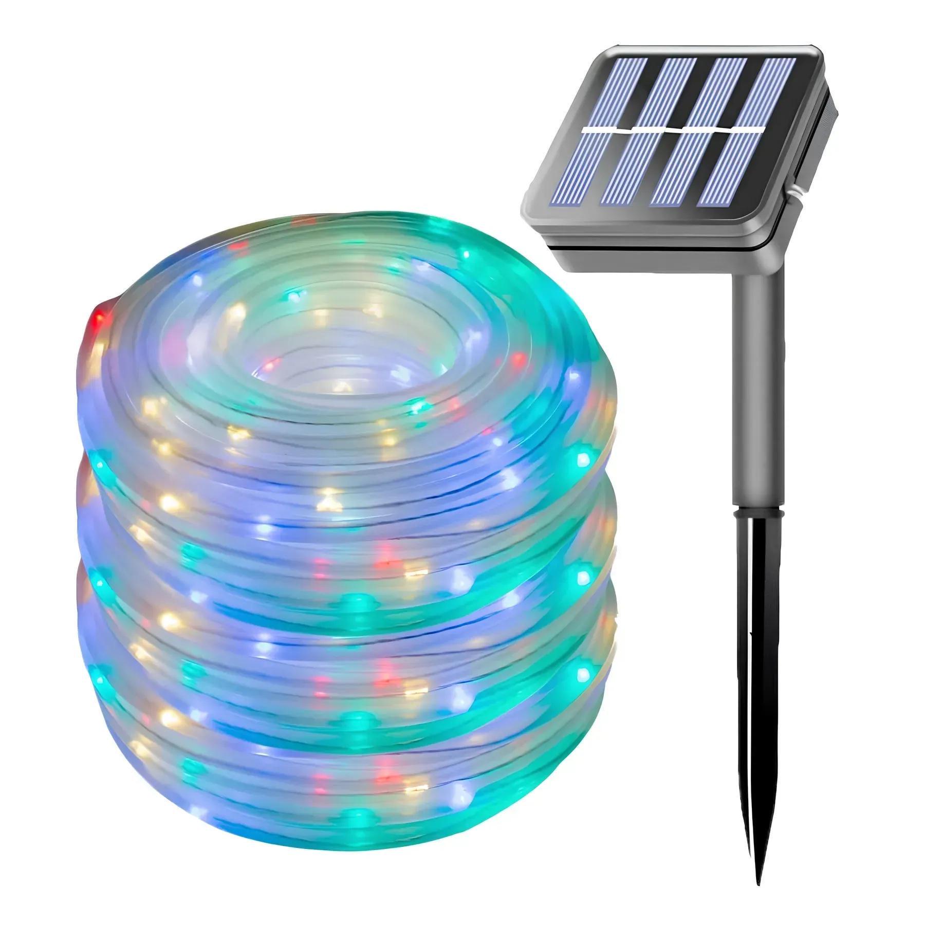 Уличная LED-гирлянда Sirius на солнечной батарее 6,9 м RGB IP44 (SLS50RM)