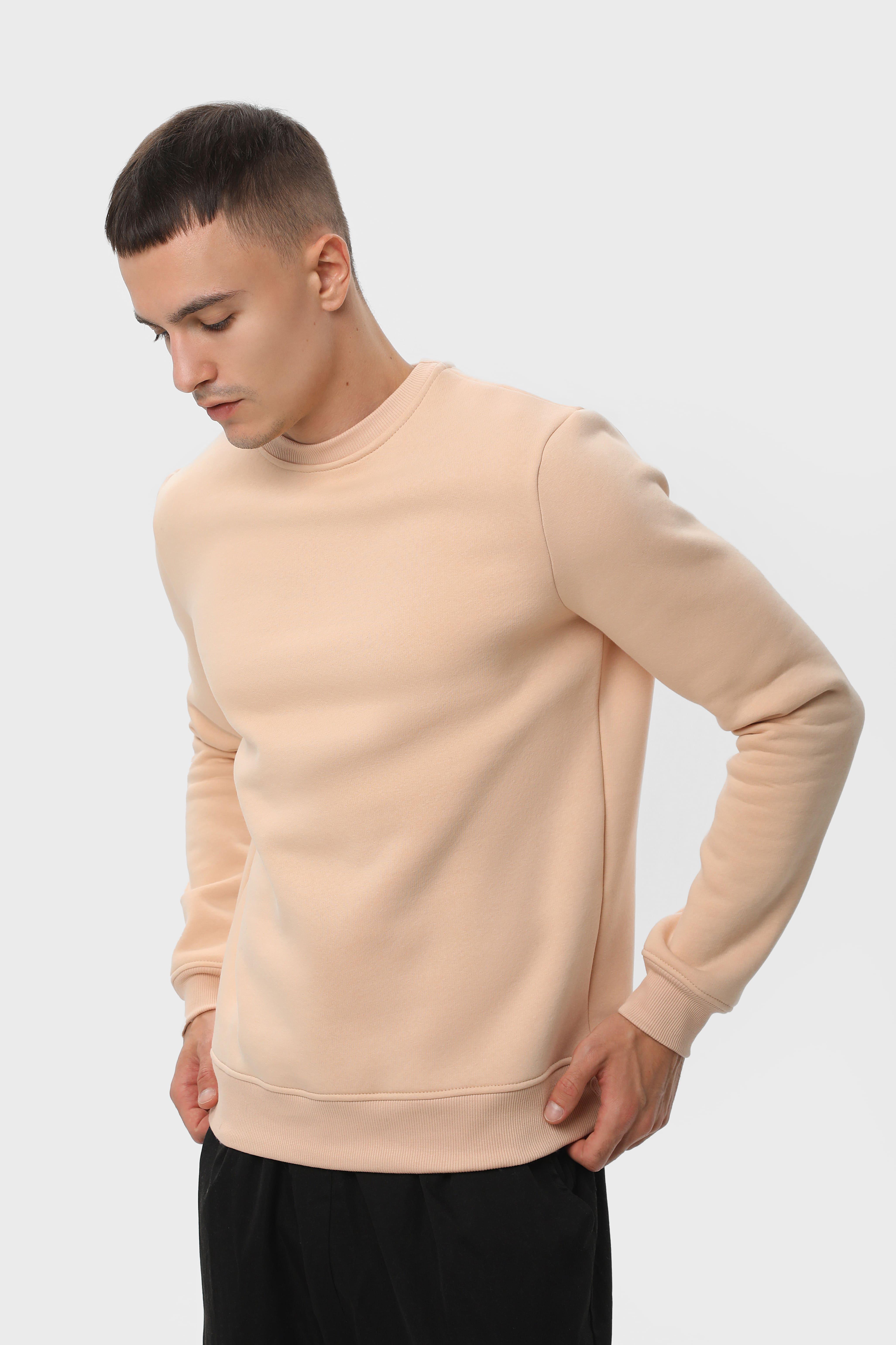 Світшот утеплений RAY BASIC U0301 UNISEX XXL Бежевий - фото 3