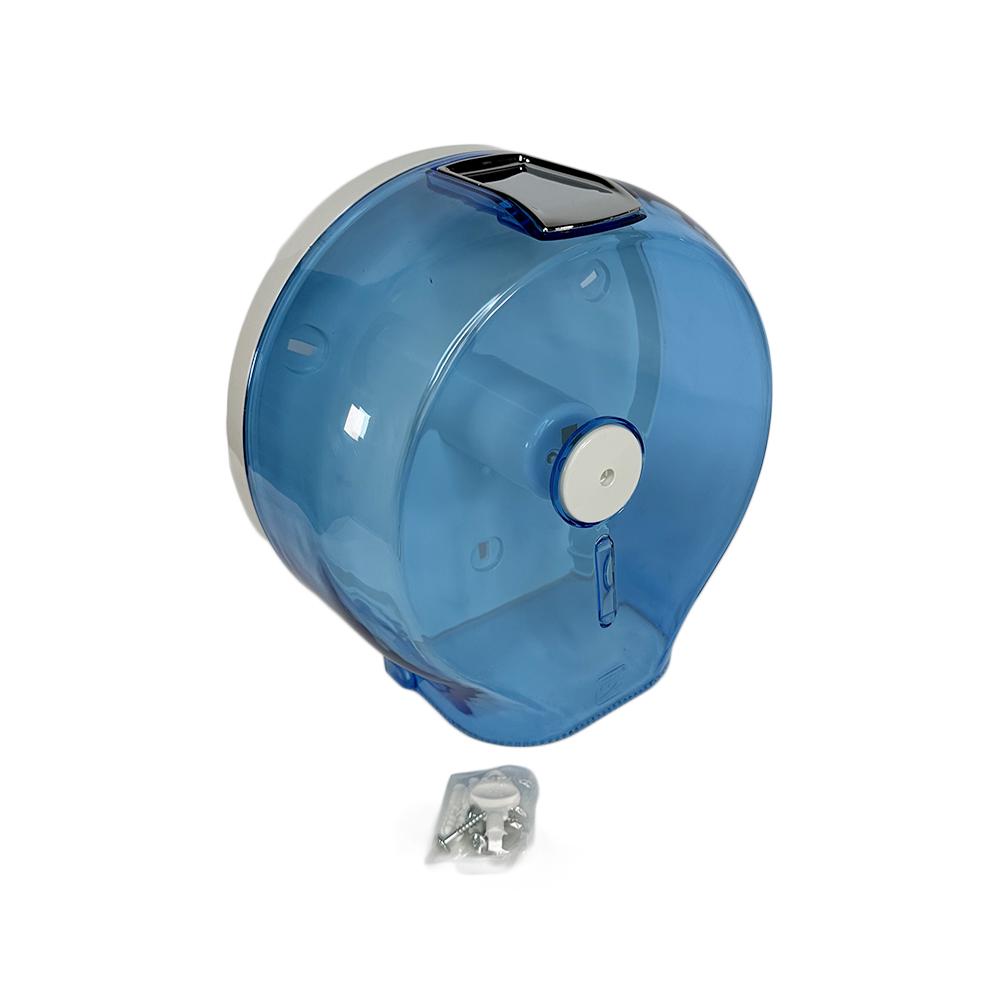 Диспенсер Afacan Plastik для туалетной бумаги с нижним вытяжением Прозрачный/Голубой - фото 3 Диспенсер Afacan Plastik для туалетной бумаги с нижним вытяжением Прозрачный/Голубой - фото 3