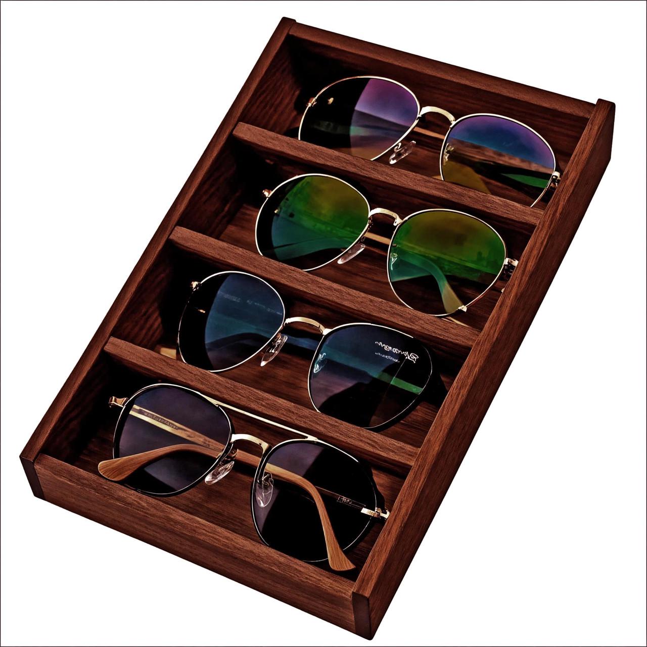 Органайзер для очков из дерева Иджеван 4 Савоярди (ОЧК-405715)