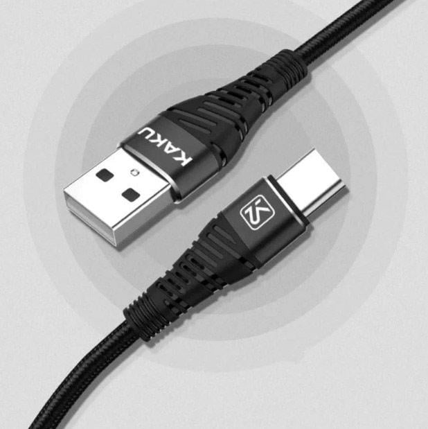 USB кабель Kaku KSC-298 USB-Type-C 1 м Black (1253036280) - фото 2