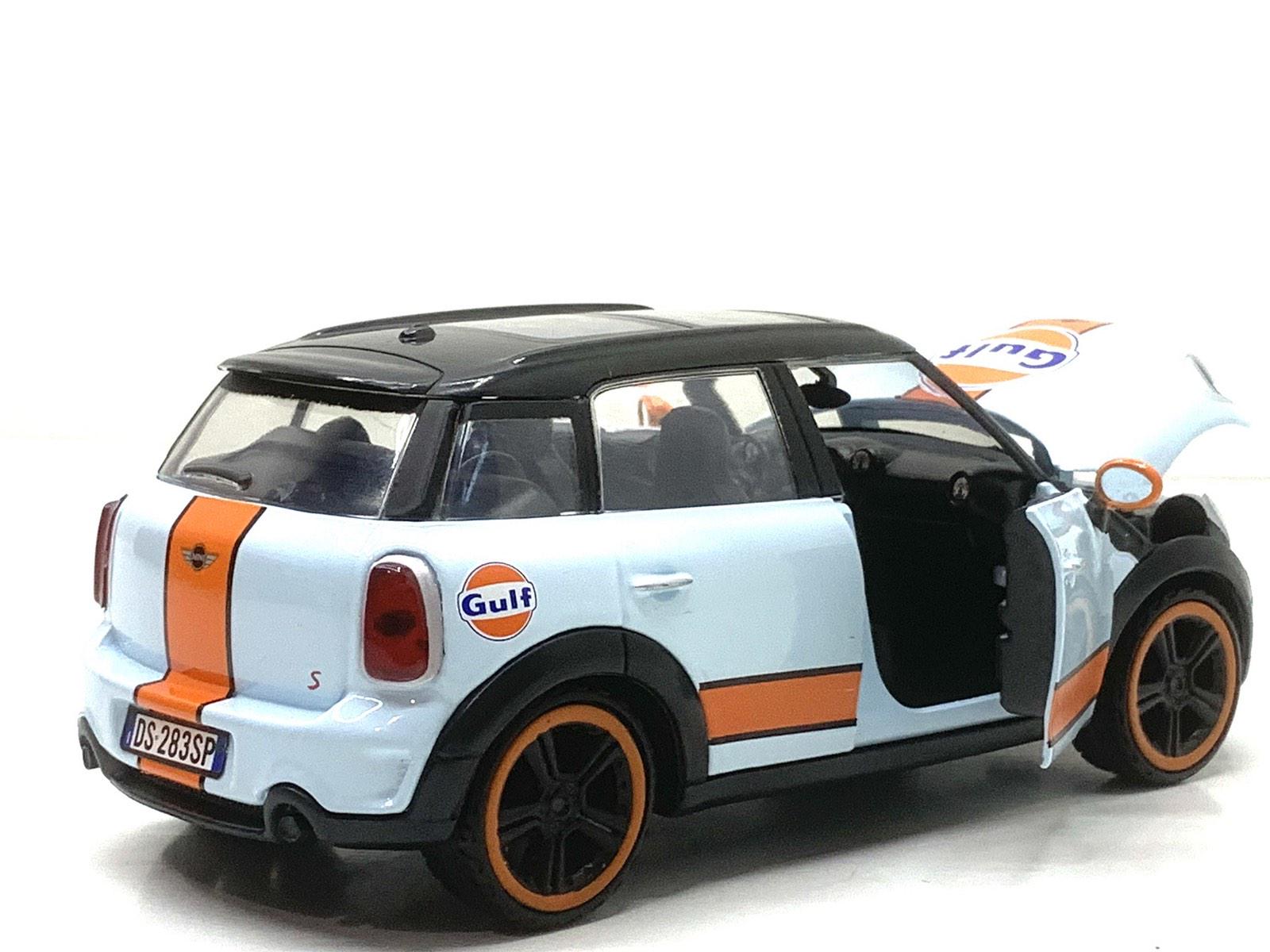 Машина иннерционная АвтоСвіт MINI COOPER 1:24 открываются двери и капот 17 см Голубой (AP-1899) - фото 4