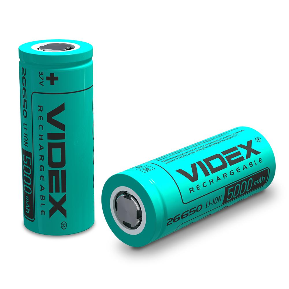 Акумулятор Videx Li-ion 26650 5000 mAh (13662872) - фото 2