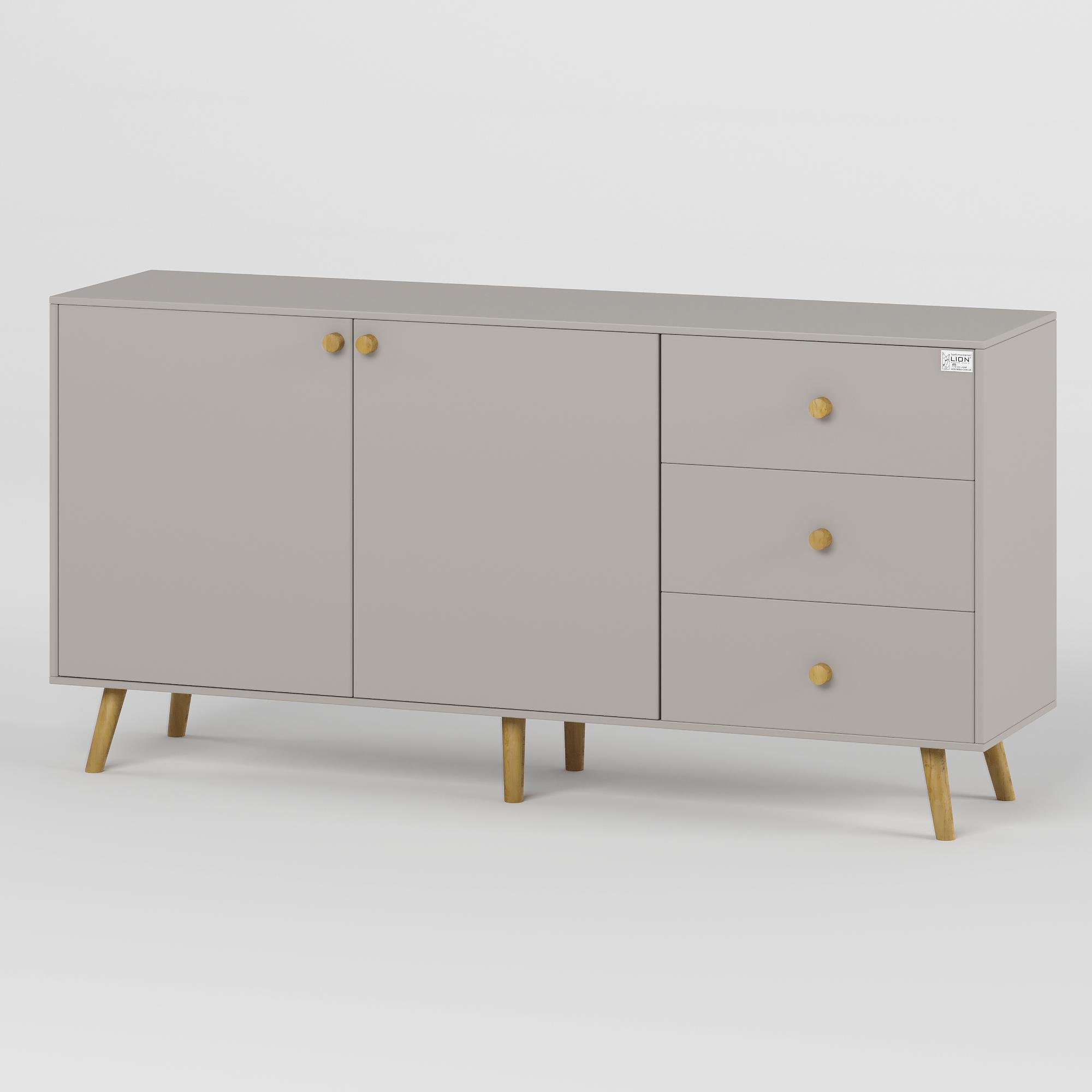 Комод з дверцятами та шухлядами Хьюге-5 1585x390x770 мм Кашемір - фото 2 Комод з дверцятами та шухлядами Хьюге-5 1585x390x770 мм Кашемір - фото 2