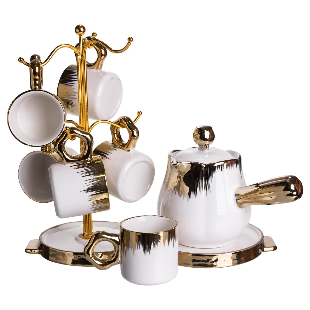 Набір для кави по-турецьки порцеляновий Charisma на 6 персон (FM-JJ-3) - фото 4 Набір для кави по-турецьки порцеляновий Charisma на 6 персон (FM-JJ-3) - фото 4