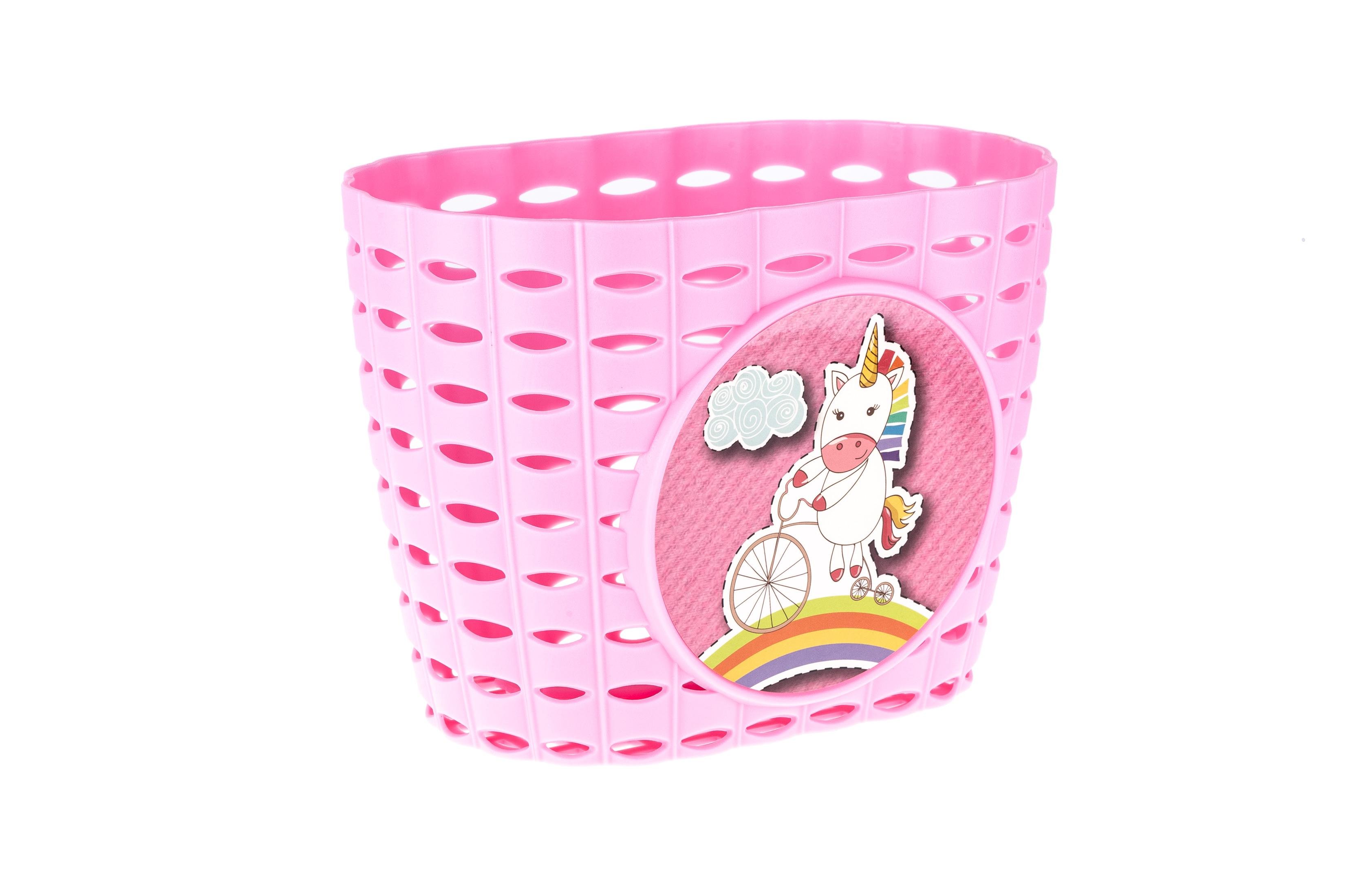 Кошик дитячий на кермо OnRide Lio пластик 205х127х147 мм Рожевий (2526116103486)