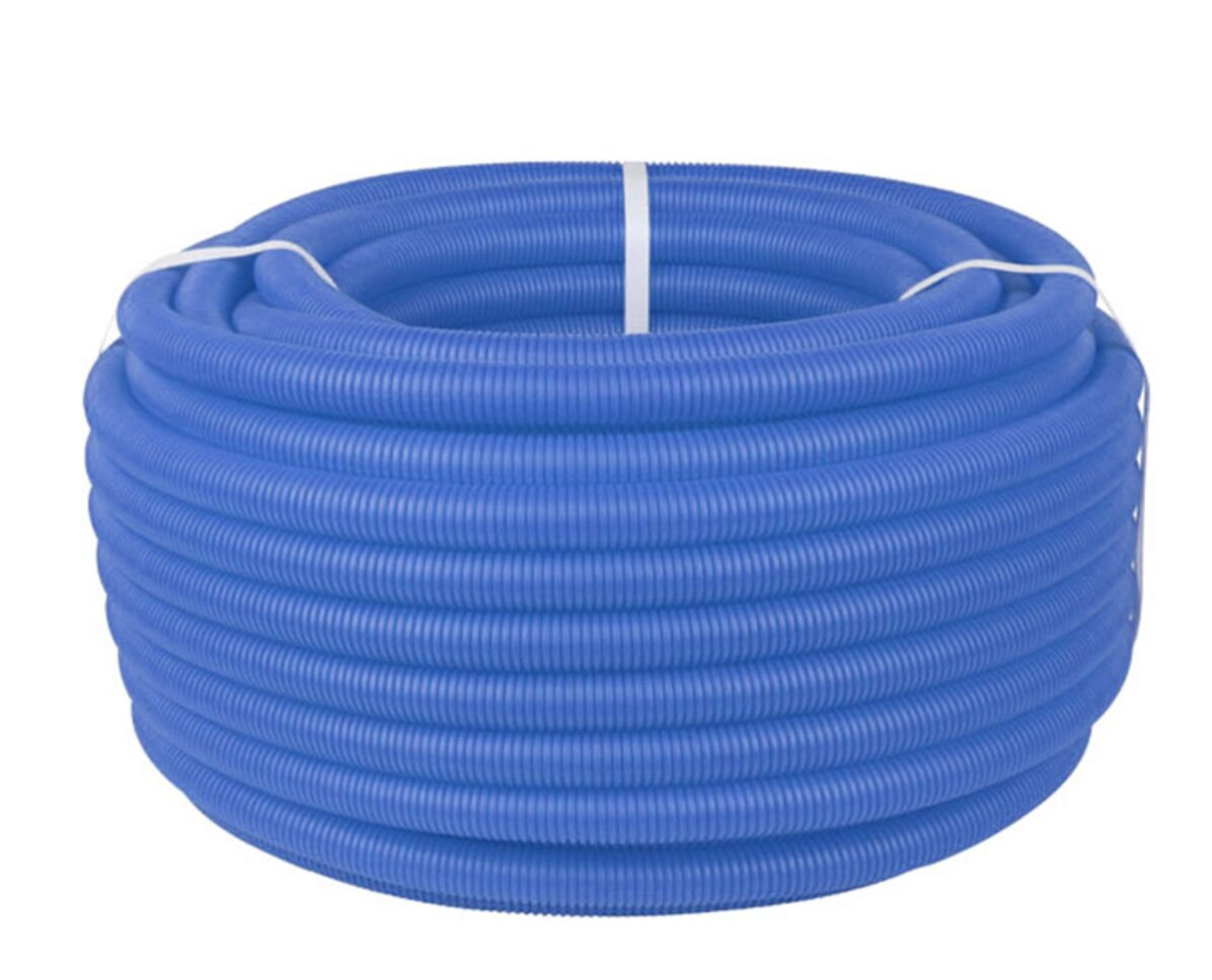 Труба гофрированная защитная для водоснабжения d 20 мм бухта 50 м