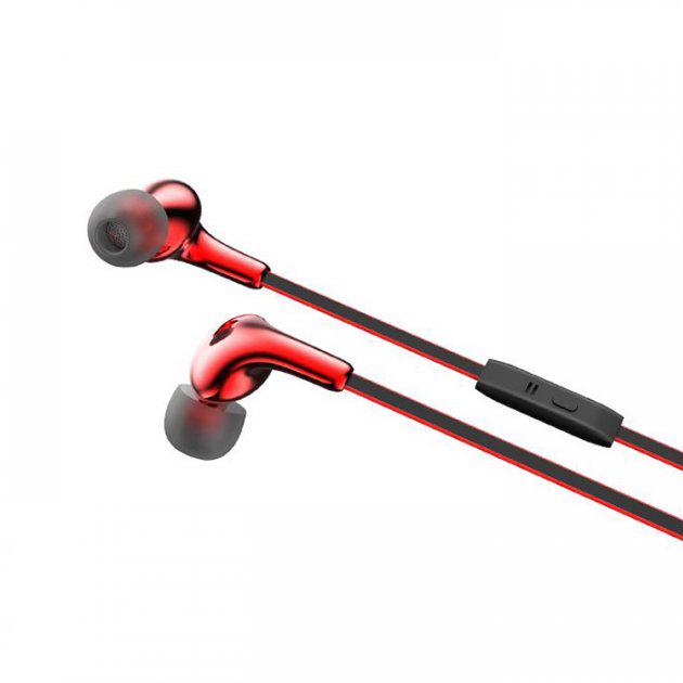 Наушники HOCO with mic Glaring M30 1,2м red