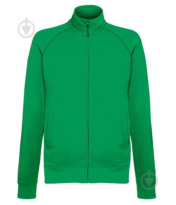 Толстовка Fruit of the Loom Lightweight sweat jacket L Ярко-зеленый (062160047L)