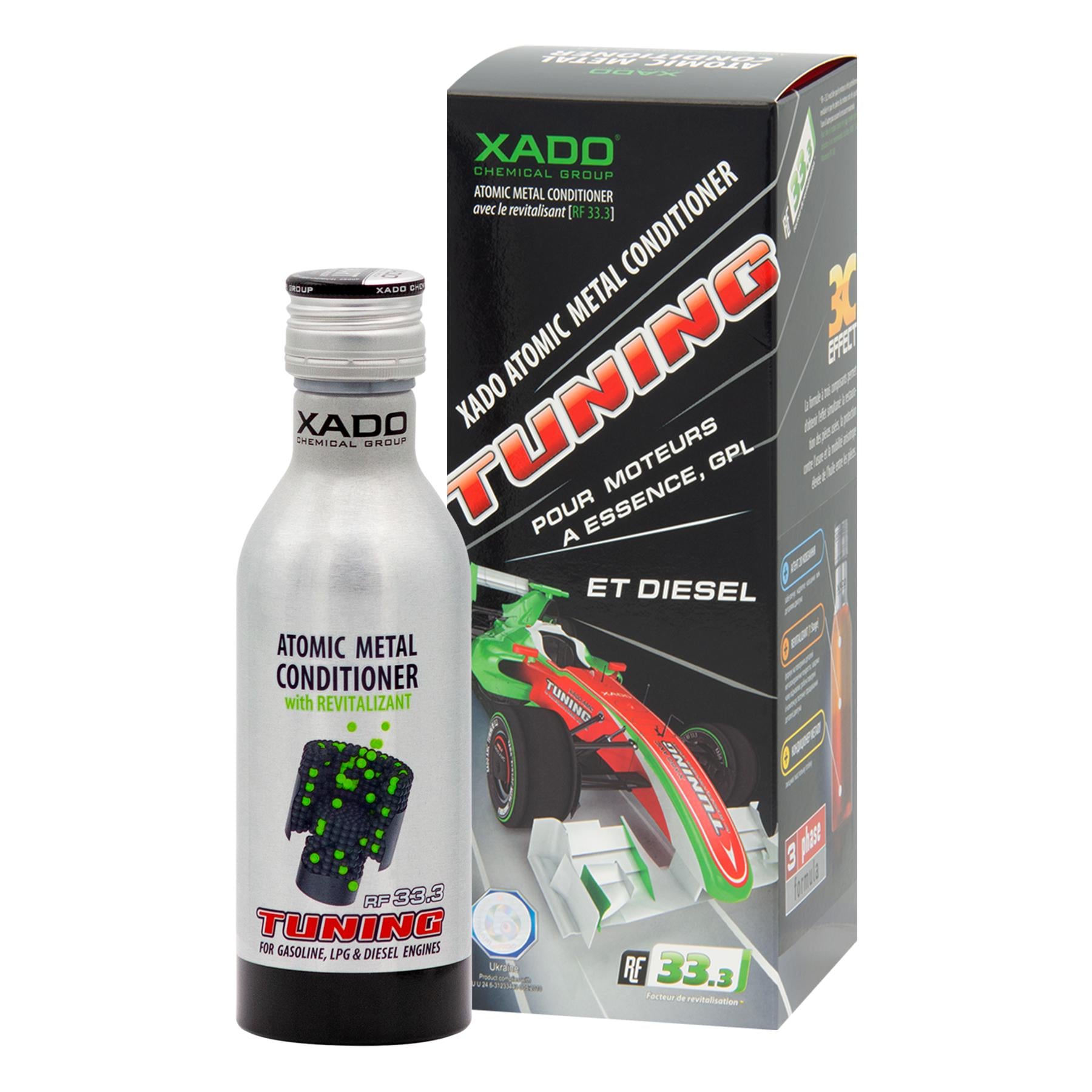 Атомарний кондиціонер металу Xado АМС Tuning для покращення властивостей двигуна з ревіталізантом 225 мл (XA 40209_4)