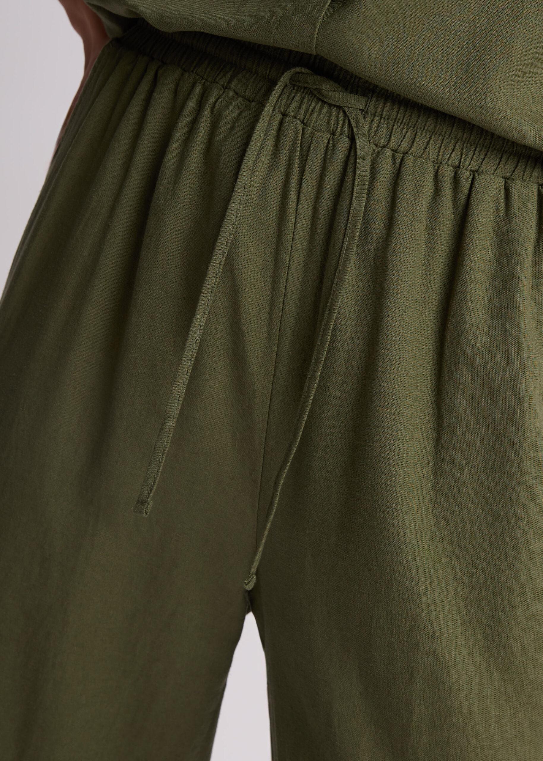 Брюки вільні жіночі Diverse LENEA р. 38 Хакі (5905384144379) - фото 3 Брюки вільні жіночі Diverse LENEA р. 38 Хакі (5905384144379) - фото 3