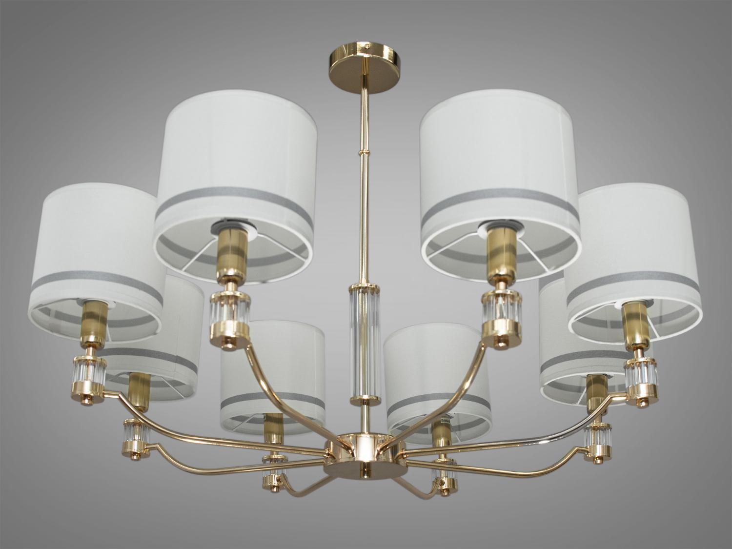 Люстра подвесная 40 Вт Золотой (1011/8G)