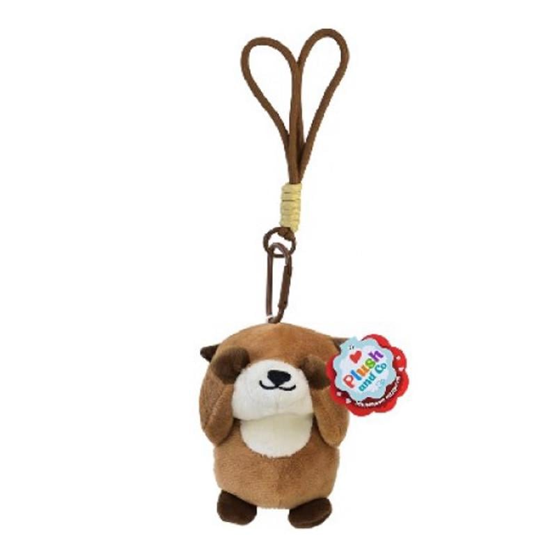 Мягкая игрушка-брелок Plush and Co Видря Коричневый (IY-189-Y-469)