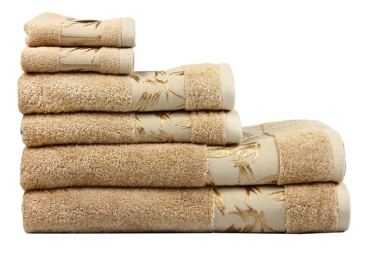 Рушник махровий Maisonette Bamboo 50х100 см Бежевий