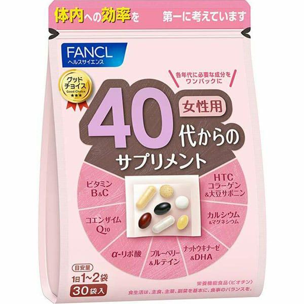 Комплекс витаминов для женщин Fancl 40s supplement for women от 40 до 50 лет 30 шт. 30 дней (12351534) - фото 2