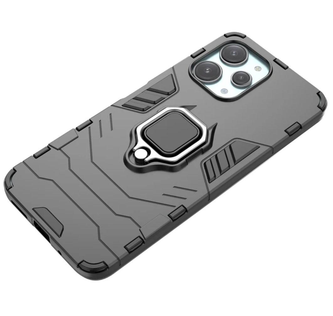 Чехол бампер Primolux Ring Armor для Xiaomi Redmi 12 / Redmi Note 12R / Poco M6 Pro 5G - Black - фото 5 Чехол бампер Primolux Ring Armor для Xiaomi Redmi 12 / Redmi Note 12R / Poco M6 Pro 5G - Black - фото 5