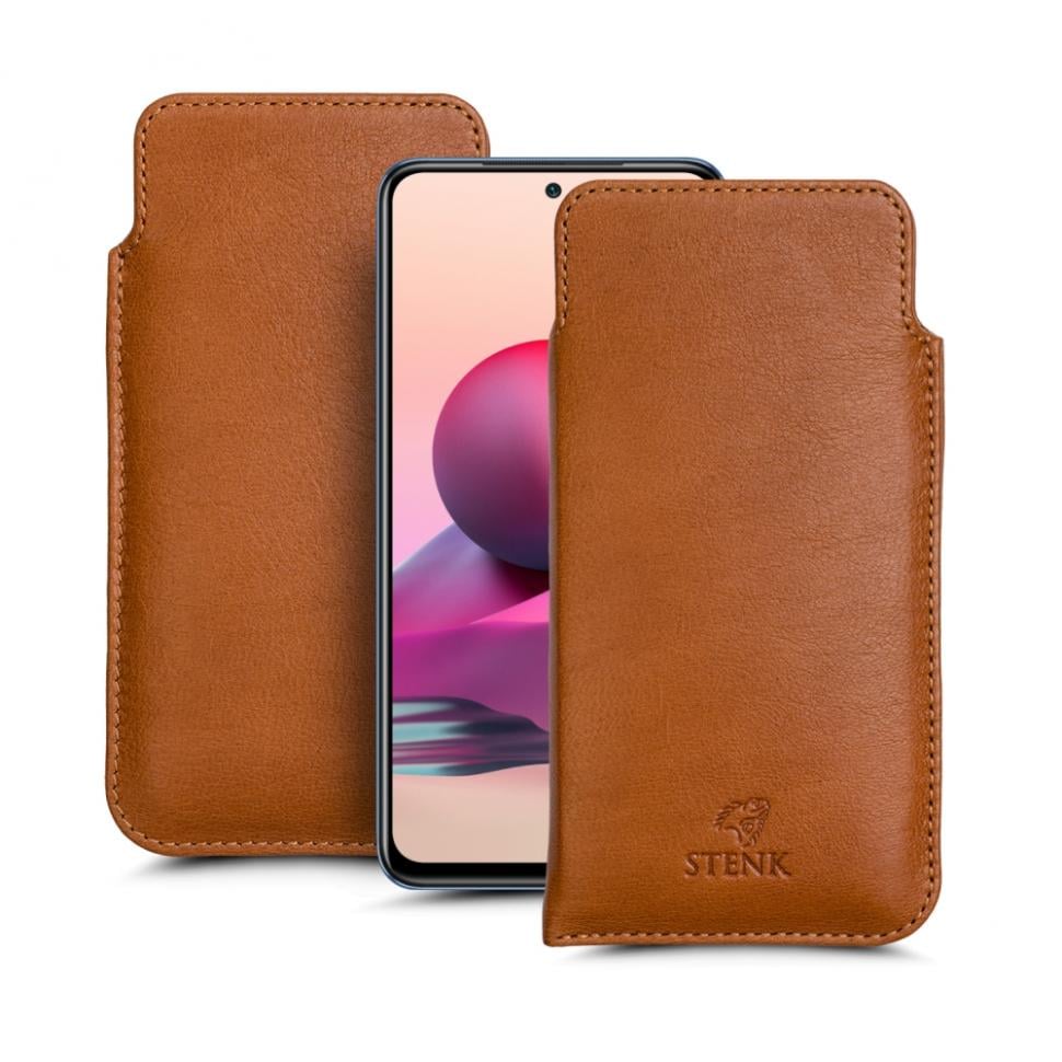 Футляр Stenk Elegance для Xiaomi Redmi Note 10S Коричневий (69653)