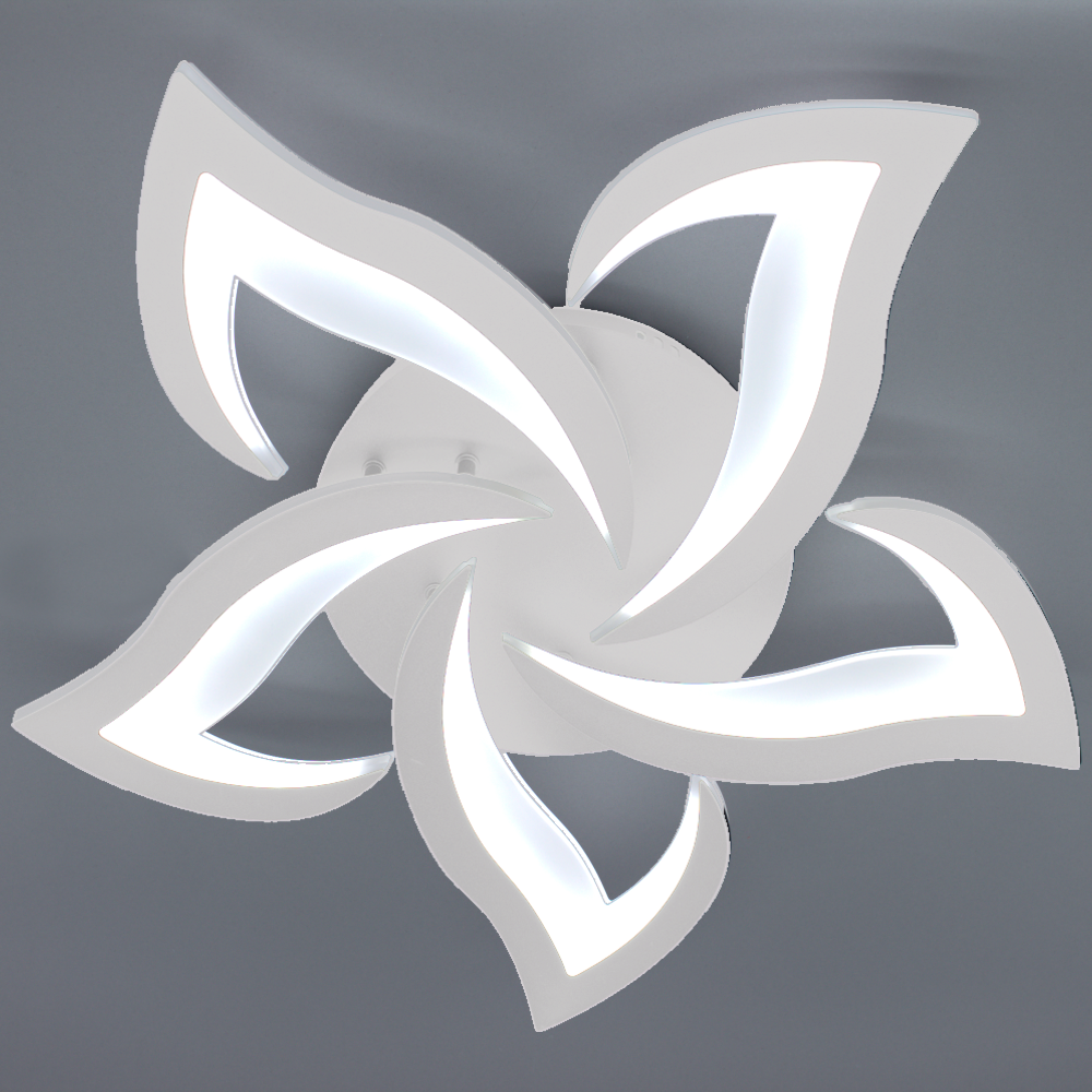 Люстра-смарт светодиодная ESLLSE ELLA 5F 70 Вт 640x65 мм Белый (141-10018-01)