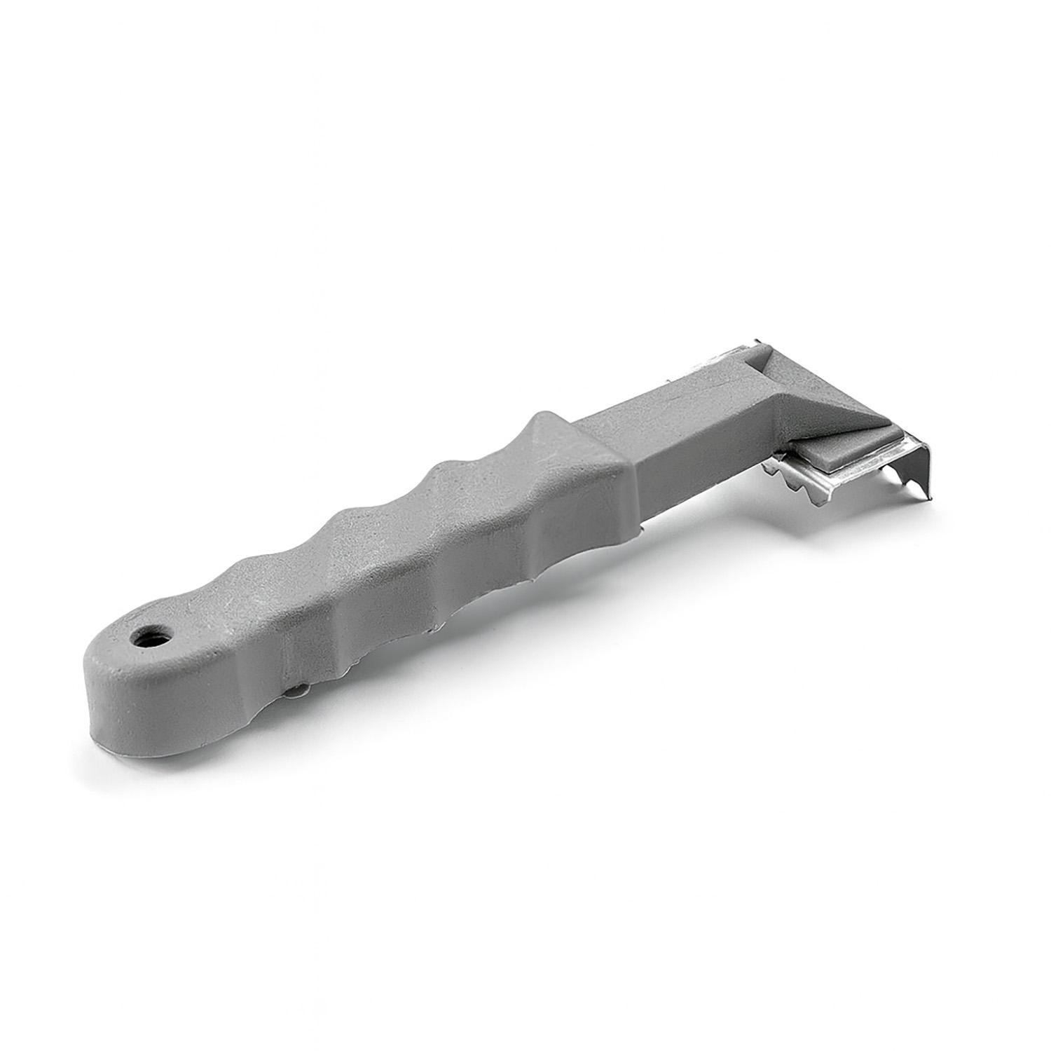 Рыбочистка скребок для рыбной чешуи с пластиковой ручкой 15,5 см Серый