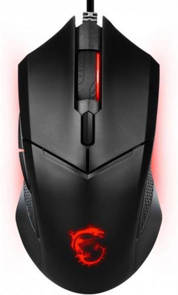 Мышь MSI Clutch GM08 USB 4200 dpi LED подсветка Black (104310)