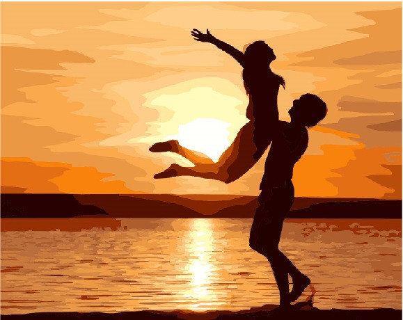 Картина по номерам Brushme Счастье (G331) Картина по номерам Brushme Счастье (G331)